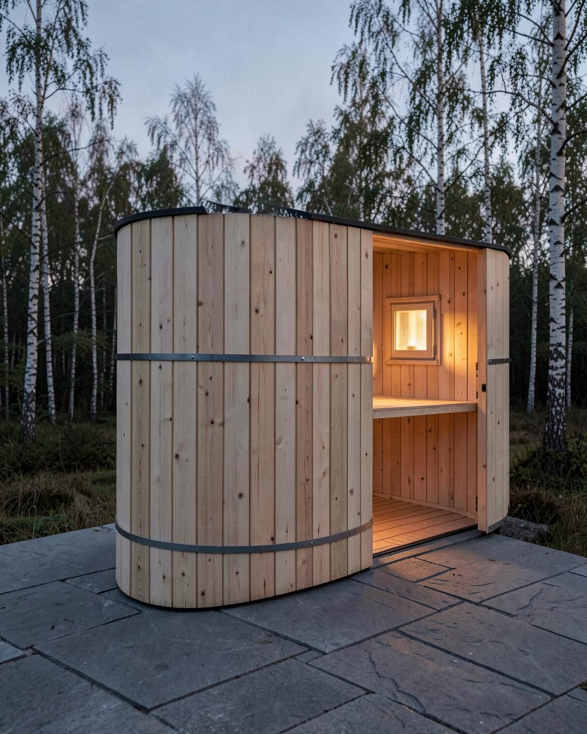 Outdoor sauna